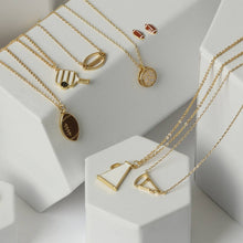 Load image into Gallery viewer, Power Play! Enamel Pickleball Necklace
