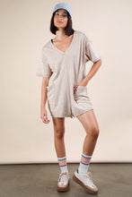Load image into Gallery viewer, Mineral Washed Oversized Romper
