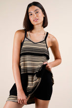 Load image into Gallery viewer, Striped Mini Dress W/ Shorts
