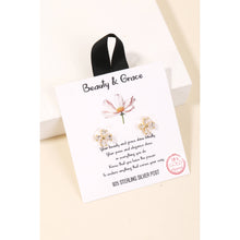Load image into Gallery viewer, Gold Dipped Flower Stud Earrings
