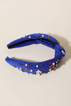Load image into Gallery viewer, USA Charm Knot Headband
