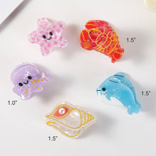 Load image into Gallery viewer, Ocean Friends Mini Hair Claw Clip
