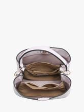 Load image into Gallery viewer, Tati Plaid Satchel w/ Inner Slip Pockets
