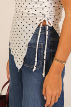 Load image into Gallery viewer, Polka Dot Darling Asymmetrical Tube Top

