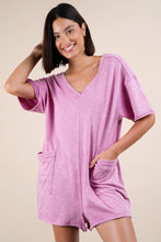 Load image into Gallery viewer, Mineral Washed Oversized Romper
