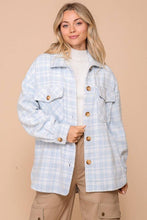 Load image into Gallery viewer, Fall Vibes Plaid Print Shacket
