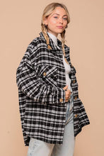 Load image into Gallery viewer, Fall Vibes Plaid Print Shacket
