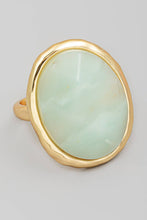 Load image into Gallery viewer, Round Oval Stone Ring
