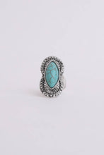 Load image into Gallery viewer, Marquise Western Adjustable Turquoise Ring
