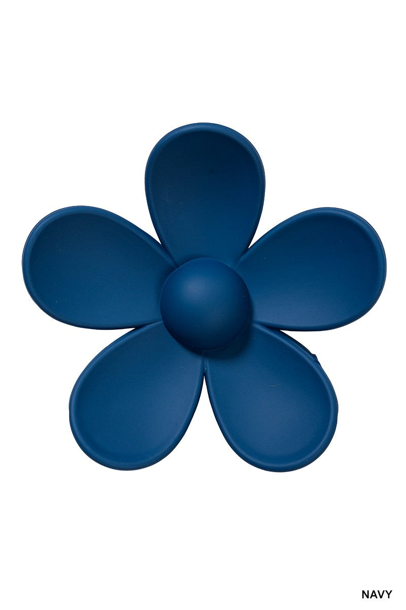 FLOWER HAIR CLAW CLIP, 3 INCH