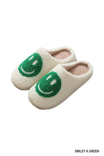 Load image into Gallery viewer, SMILEY PLUSH COZY SLIPPERS
