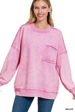 Load image into Gallery viewer, F/terry Acid Was Front Pocket Pullover
