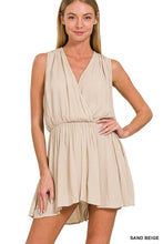 Load image into Gallery viewer, DRAPED ROMPER W TIE OPEN BACK
