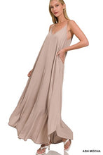 Load image into Gallery viewer, CAMI MAXI DRESS GREY
