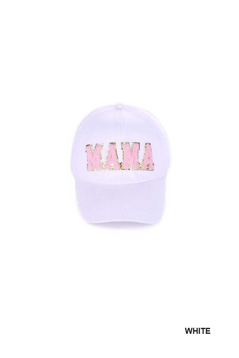 MAMA CHENILLE PATCH BASEBALL CAP HAT